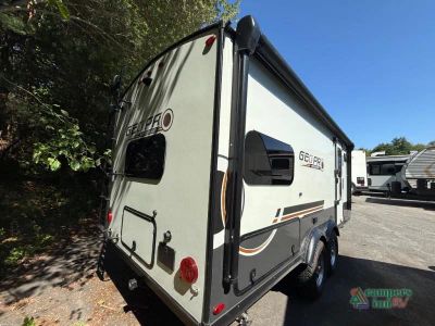 2025 Forest River RV Rockwood GEO Pro — rear three-quarter view