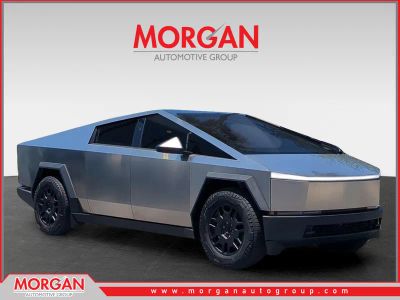 2024 Tesla Cybertruck Base — front three-quarter view