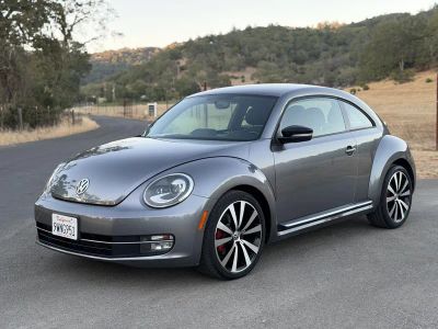 2012 Volkswagen Beetle in Gray — front three-quarter view