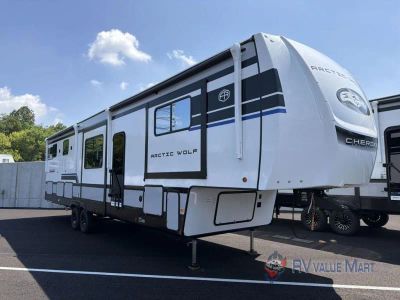 2027 Forest River RV Cherokee Arctic Wolf — front three-quarter view