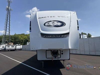 2027 Forest River RV Cherokee Arctic Wolf — rear three-quarter view