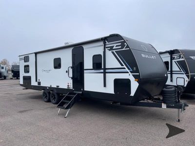 2026 Keystone RV Bullet Classic — rear three-quarter view