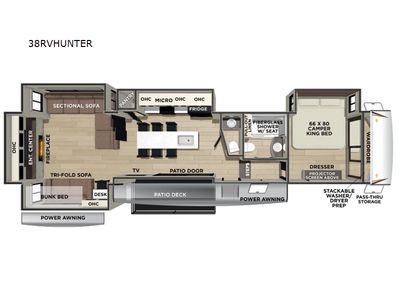2026 Cherokee Sabre 38RVHUNTER - Photo 1