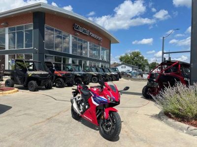 2025 Honda® CBR500R — front three-quarter view
