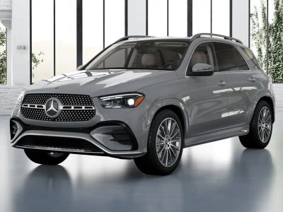 2026 Mercedes-Benz GLE 350 in MANUFAKTUR Alpine Grey — front three-quarter view