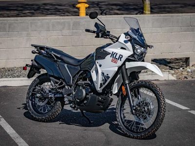 2025 Kawasaki KLR650 Pearl Crystal White/Metallic Carbon Gray - Photo 1
