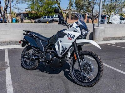 2025 Kawasaki KLR650 Pearl Crystal White/Metallic Carbon Gray - Photo 2