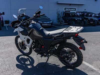 2025 Kawasaki KLR650 Pearl Crystal White/Metallic Carbon Gray - Photo 5