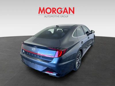 2021 Hyundai Sonata — rear three-quarter view