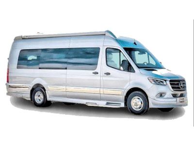 2027 Grech RV Strada-ion AWD in HIGH TECH SILVER — front three-quarter view