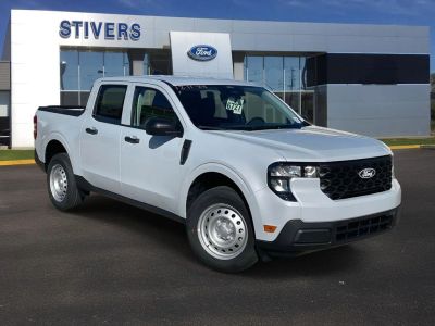 2026 Ford Maverick XL in Space White Metallic — front three-quarter view