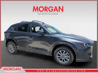2025 Mazda CX-5 2.5 S Preferred Package in Machine Gray Metallic — front three-quarter view