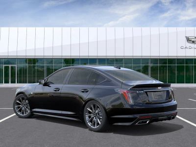 2026 Cadillac CT5 — rear three-quarter view