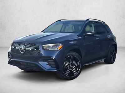 2026 Mercedes-Benz GLE 350 GLE 350 SUV in Twilight Blue — front three-quarter view