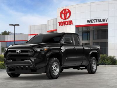 2026 Toyota Tacoma SR in Black — front three-quarter view