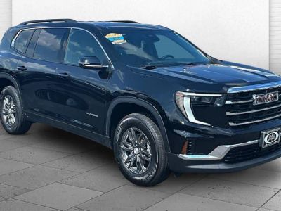 2025 GMC Acadia Elevation in Ebony Twilight Metallic — front three-quarter view