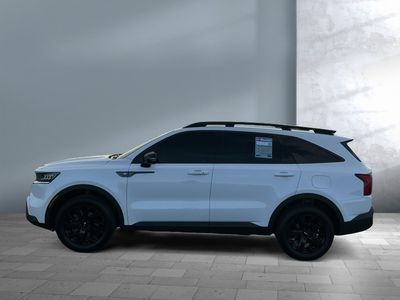 2022 Kia Sorento — rear three-quarter view