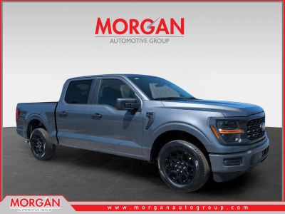 2026 Ford F-150 STX in Gray — front three-quarter view