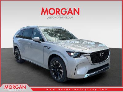 2026 Mazda CX-90 S Premium Plus in Platinum Quartz — front three-quarter view