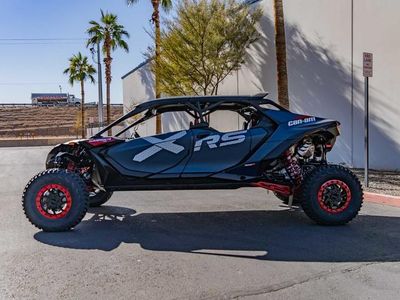 2026 Can-Am Maverick R Max X RS Dusty Navy — engine compartment view