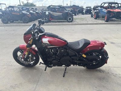 2025 Indian Motorcycle 101 Scout Sunset Red Metallic with Graphics - Photo 8