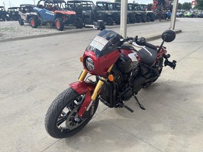 2025 Indian Motorcycle 101 Scout Sunset Red Metallic with Graphics - Photo 2