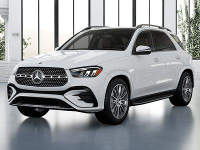 2026 Mercedes-Benz GLE 350 in Polar White — front three-quarter view