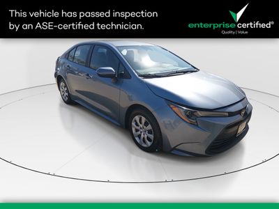 2023 Toyota Corolla LE CVT — front three-quarter view