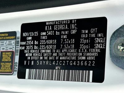 2026 Kia Sorento — photo 31 view