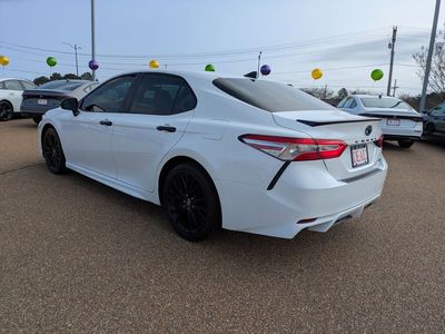 2020 Toyota Camry — rear three-quarter view