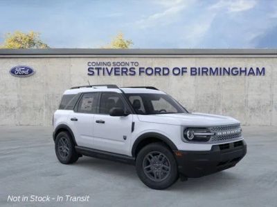 2026 Ford Bronco Sport Big Bend 5 Door SUV, SUV &amp; Crossovers in Space White Metallic — front three-quarter view