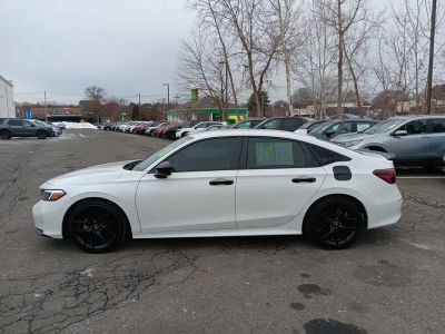 2025 Honda Civic Sedan Sport CVT — rear three-quarter view