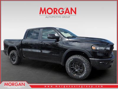 2026 Ram 1500 Rebel in Black — front three-quarter view