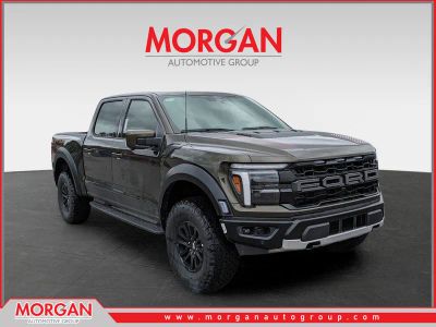 2026 Ford F-150 Raptor in Green — front three-quarter view