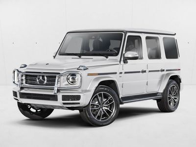 2026 Mercedes-Benz G-Class G 550 SUV in MANUFAKTUR Moonlight White — front three-quarter view
