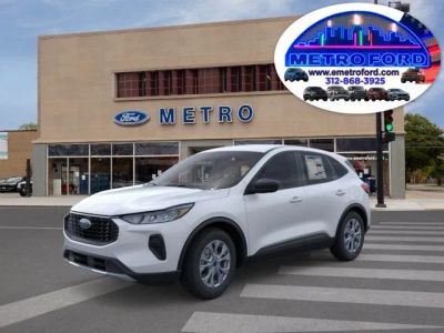 2026 Ford Escape Active in Oxford White — front three-quarter view