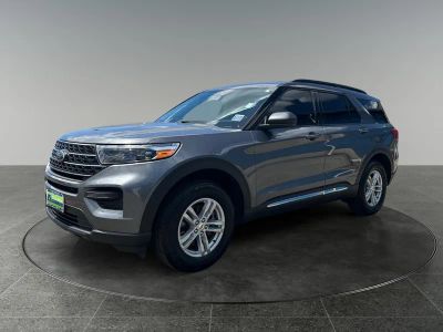 2022 Ford Explorer — rear three-quarter view