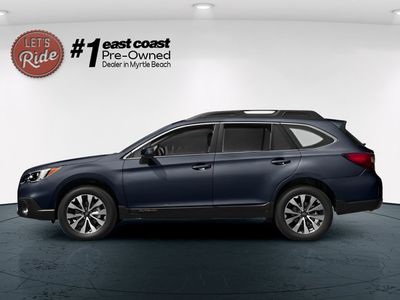 2015 Subaru Outback — rear three-quarter view