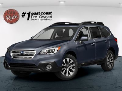 2015 Subaru Outback — front three-quarter view
