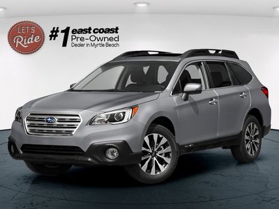 2015 Subaru Outback — interior view