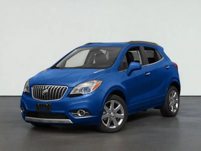 2013 Buick ENCORE LEATHER in Brilliant Blue Metallic — front three-quarter view