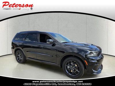 2026 Dodge Durango DURANGO GT PREMIUM AWD HEMI V8 in Diamond Black Clear-Coat Exterior Paint — front three-quarter view