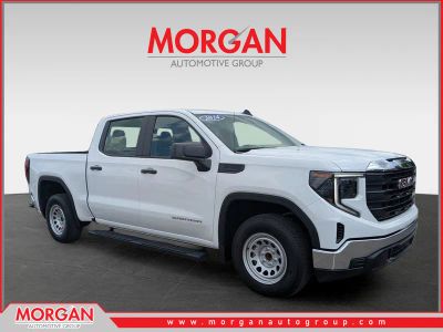 2024 GMC Sierra 1500 Pro in Summit White — front three-quarter view