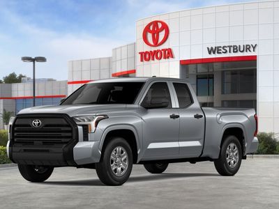 2026 Toyota Tundra SR in Celestial Silver Metallic — front three-quarter view