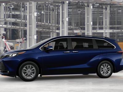 2026 Toyota Sienna — rear three-quarter view