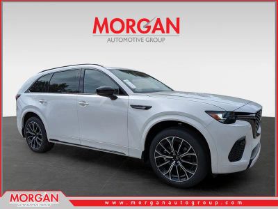 2026 Mazda CX-70 3.3 Turbo S Premium in White — front three-quarter view