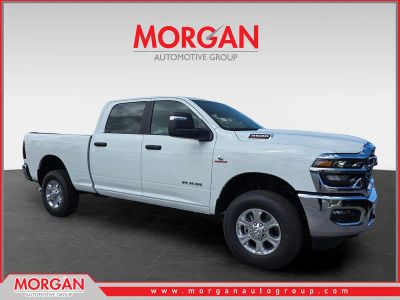 2026 Ram 2500 Big Horn in White — front three-quarter view