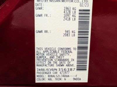 2023 Nissan Altima — photo 20 view
