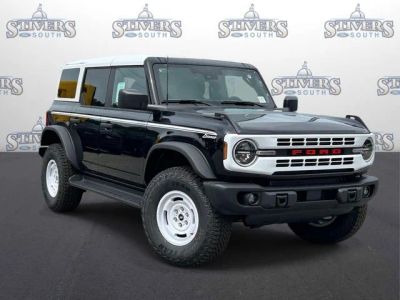 2026 Ford Bronco Heritage Edition in Black — front three-quarter view