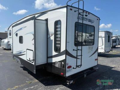 2021 Forest River RV Cherokee Arctic Wolf — rear three-quarter view